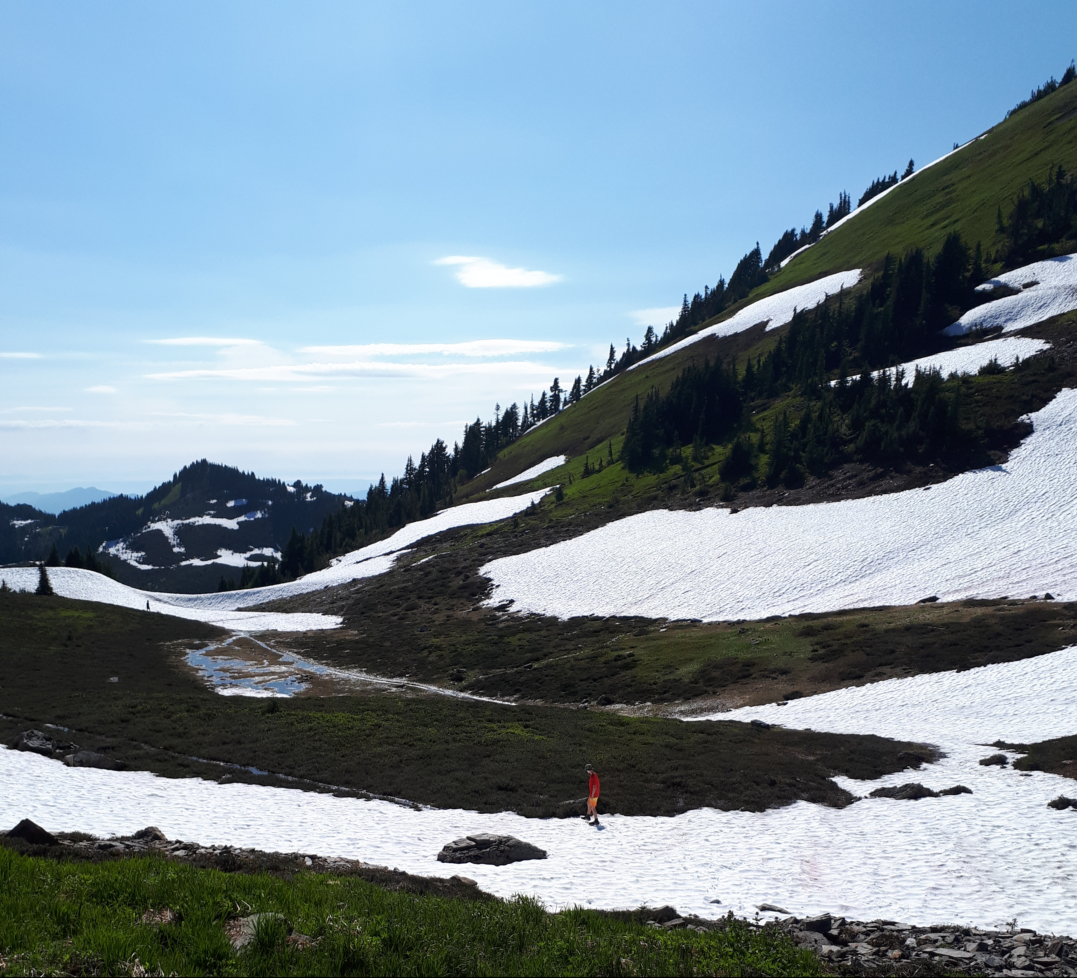 boy on a mountain top