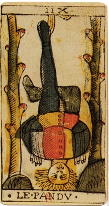 tarot card 12 the hanged man