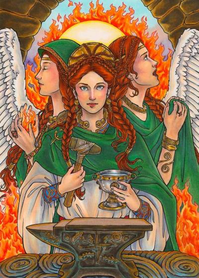 is Brigid a triple goddess